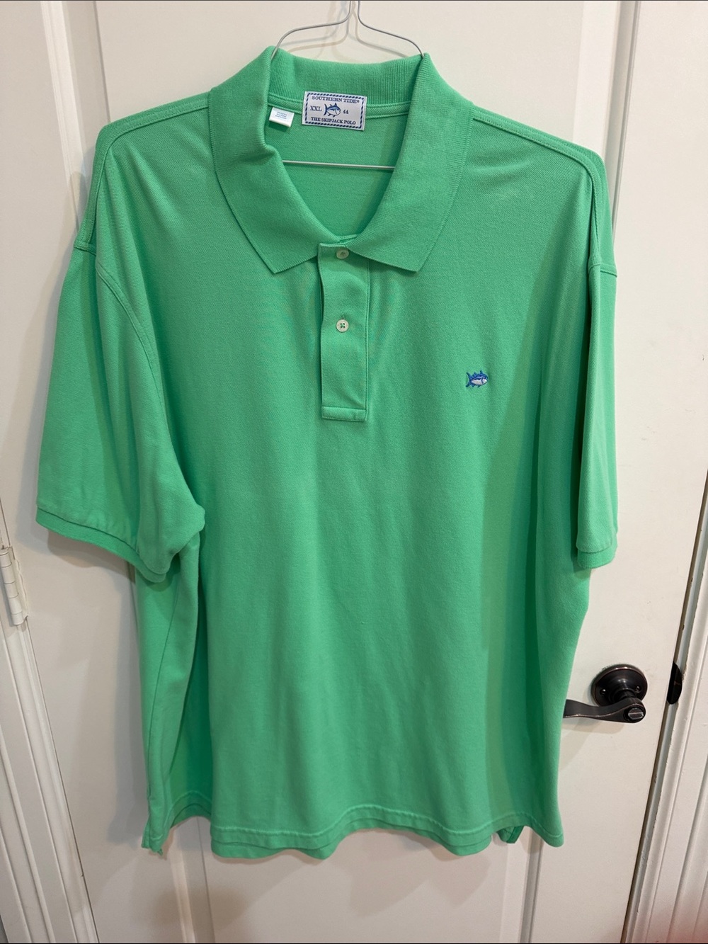Southern Tide Men's Mint Green Polo with Embroidered Logo